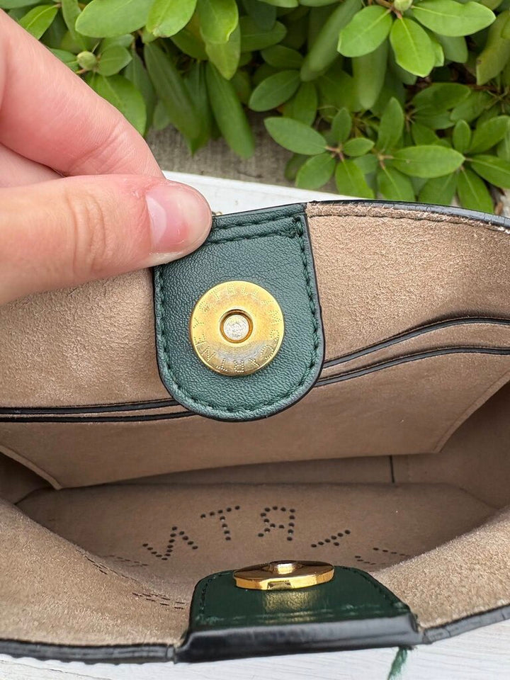 Stella McCartney Logo Crossbody in Pine Green (Retails for $995)