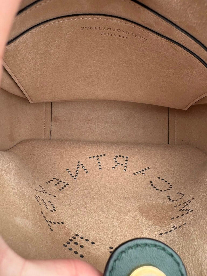 Stella McCartney Logo Crossbody in Pine Green (Retails for $995)