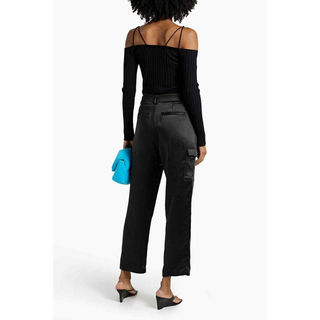 Paige NWT Malika Satin Cargo Pants - Size 8