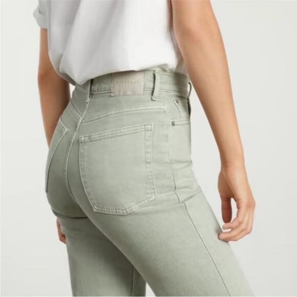 Everlane NWT The Way-High Jean Organic Cotton in Green - Size 28