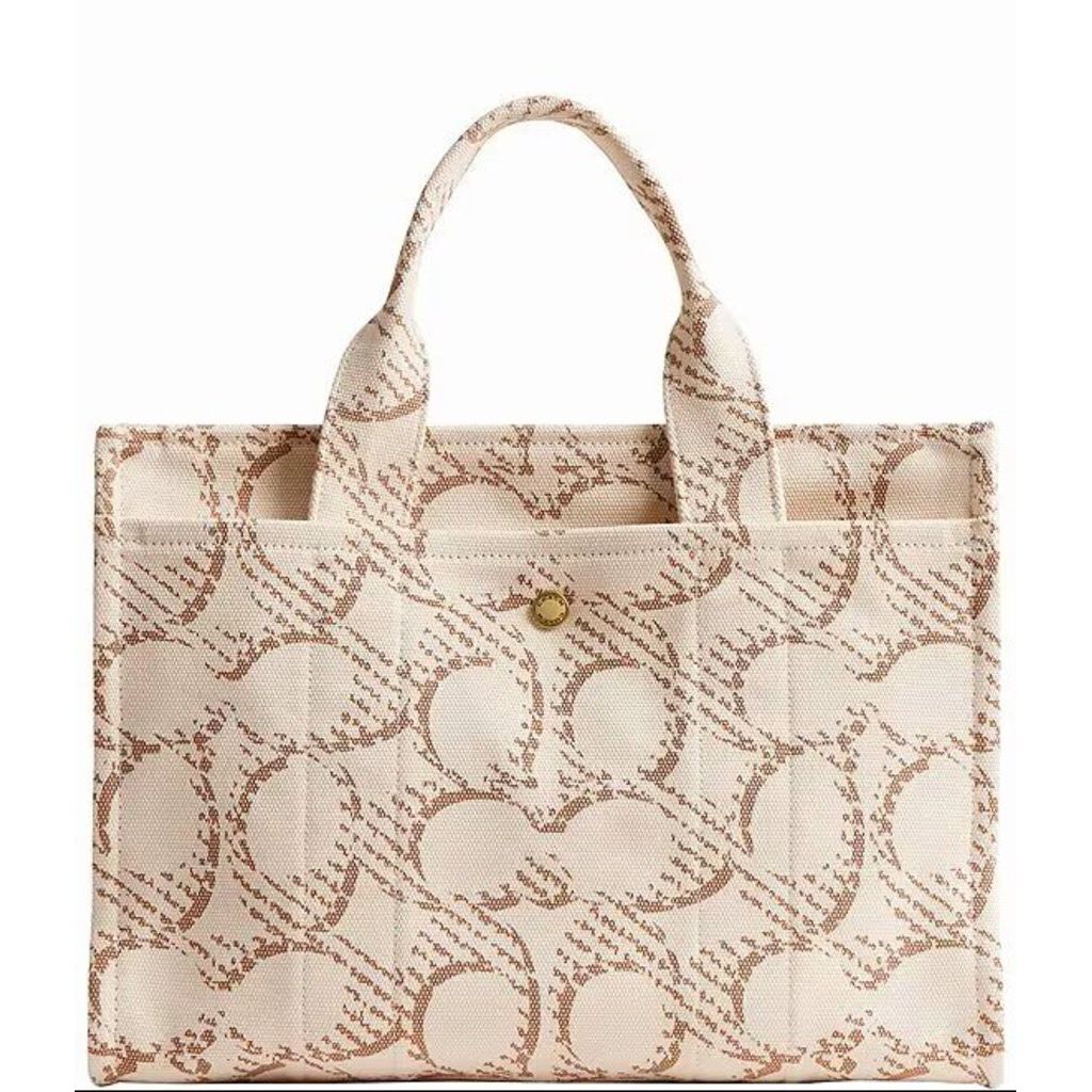 Coach Signature Canvas Cargo Tote Bag