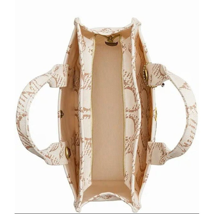 Coach Signature Canvas Cargo Tote Bag