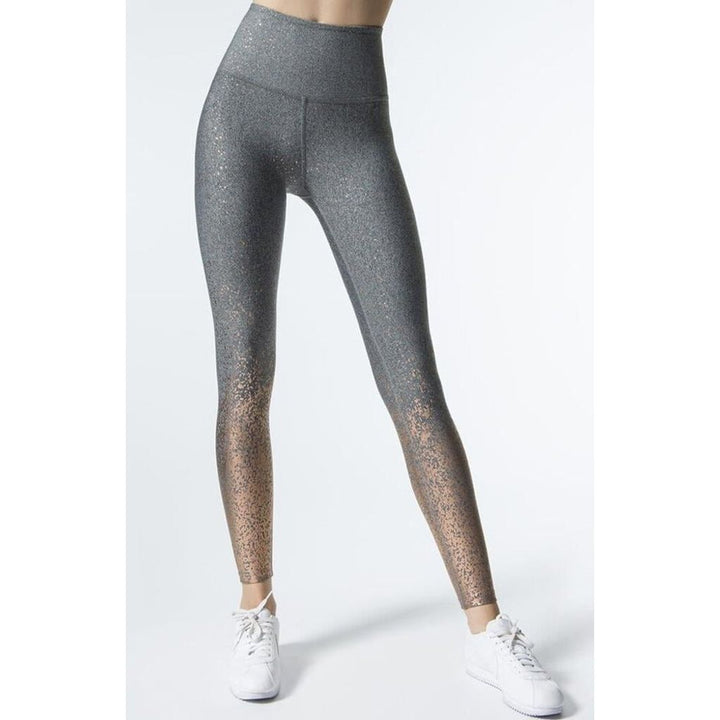 Beyond Yoga Alloy Ombre Speckled Midi Leggings - Size Small