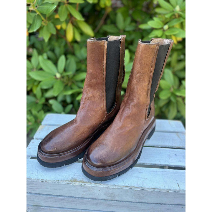 A.S. 98 x Free People Vinny Chelsea Studded Boots - Size 38