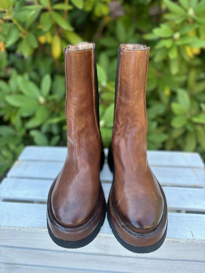 A.S. 98 x Free People Vinny Chelsea Studded Boots - Size 38