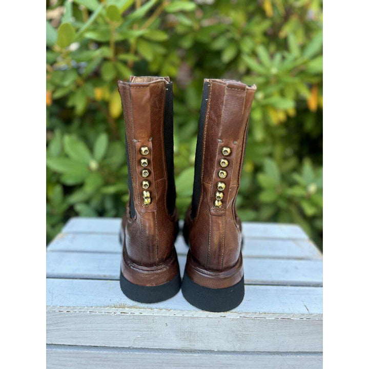 A.S. 98 x Free People Vinny Chelsea Studded Boots - Size 38