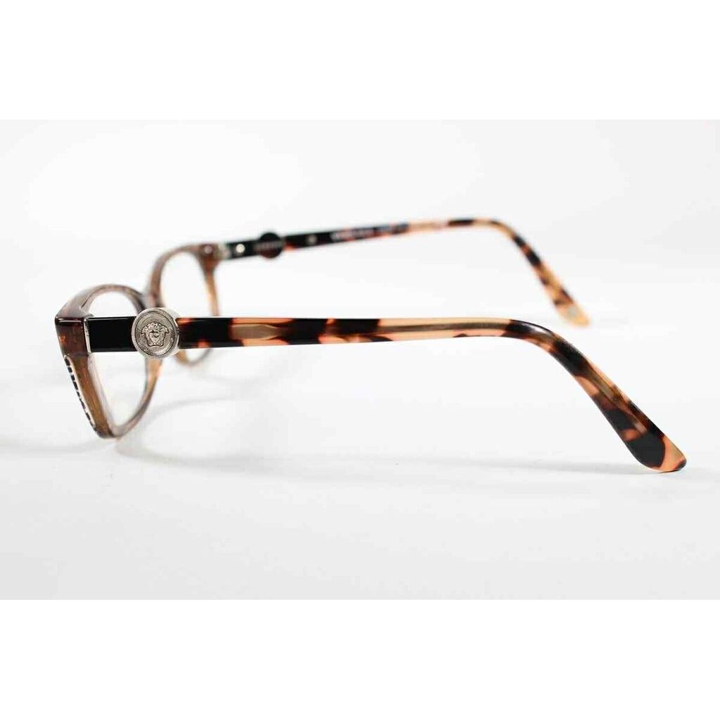 Versace Prescription Full Rim Plastic Glasses In Brown