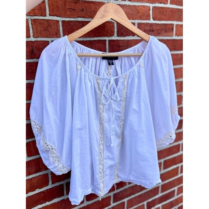 Fifteen Twenty Peasant Blouse Top - Size XS