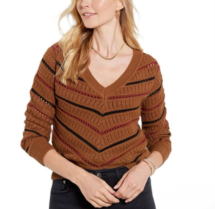 Evereve Sawyer Chevron Sweater - Size XS