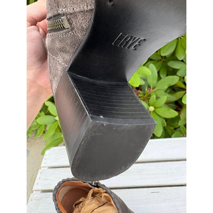 Frye Nora Whipstitch Suede Booties - Size 9