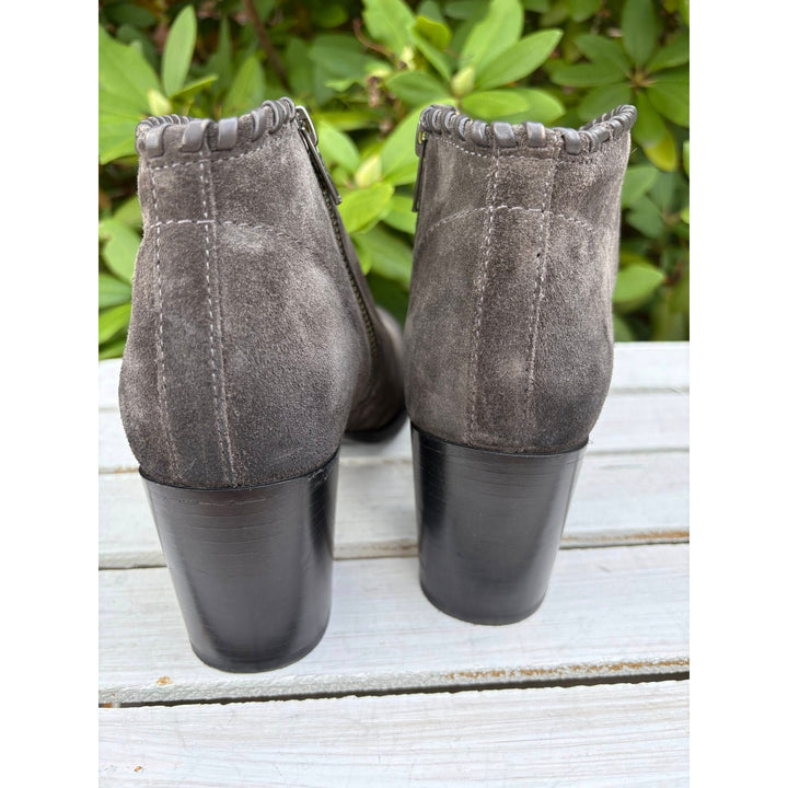 Frye Nora Whipstitch Suede Booties - Size 9