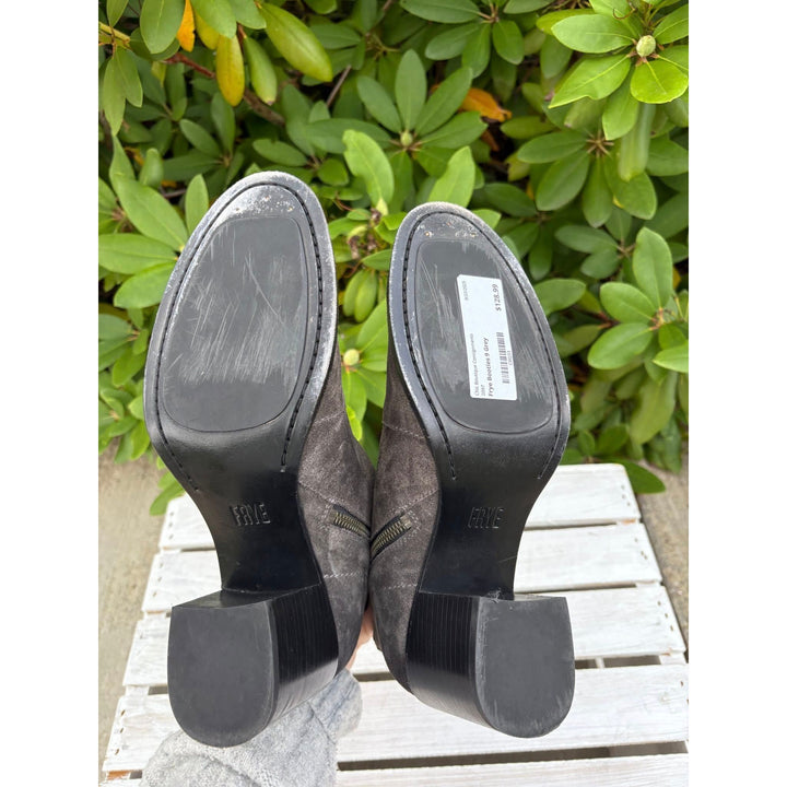 Frye Nora Whipstitch Suede Booties - Size 9