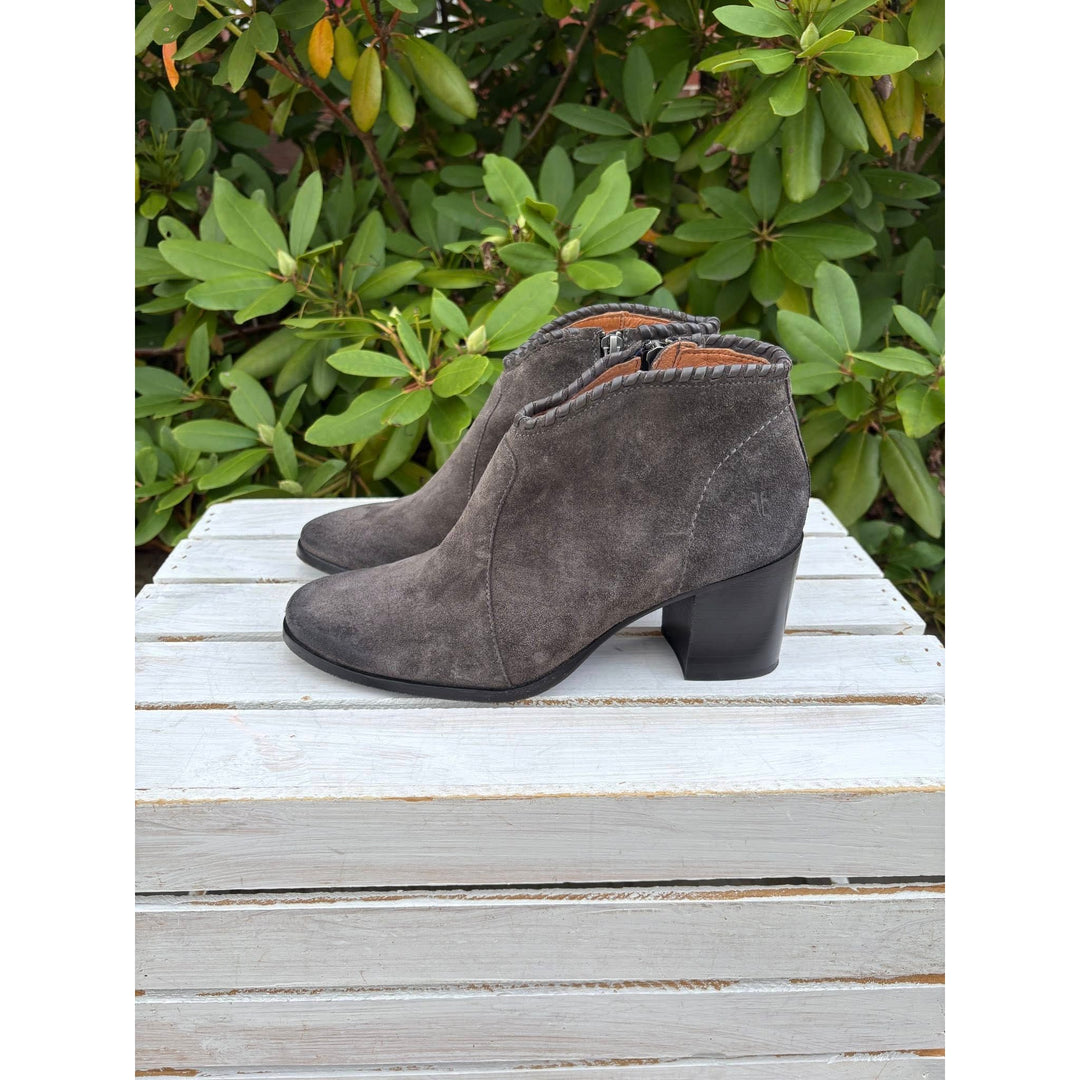 Frye Nora Whipstitch Suede Booties - Size 9