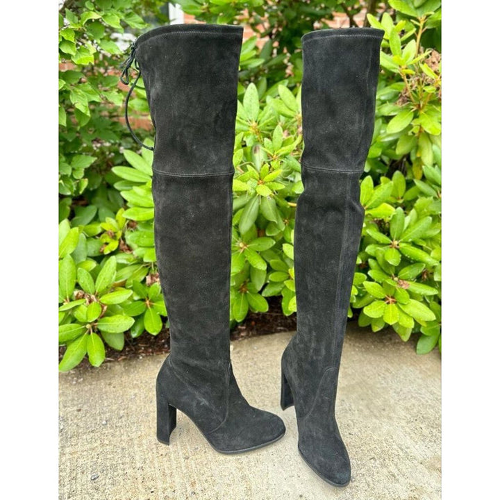 Stuart Weitzman highland Leather Tall Boots - Size 8