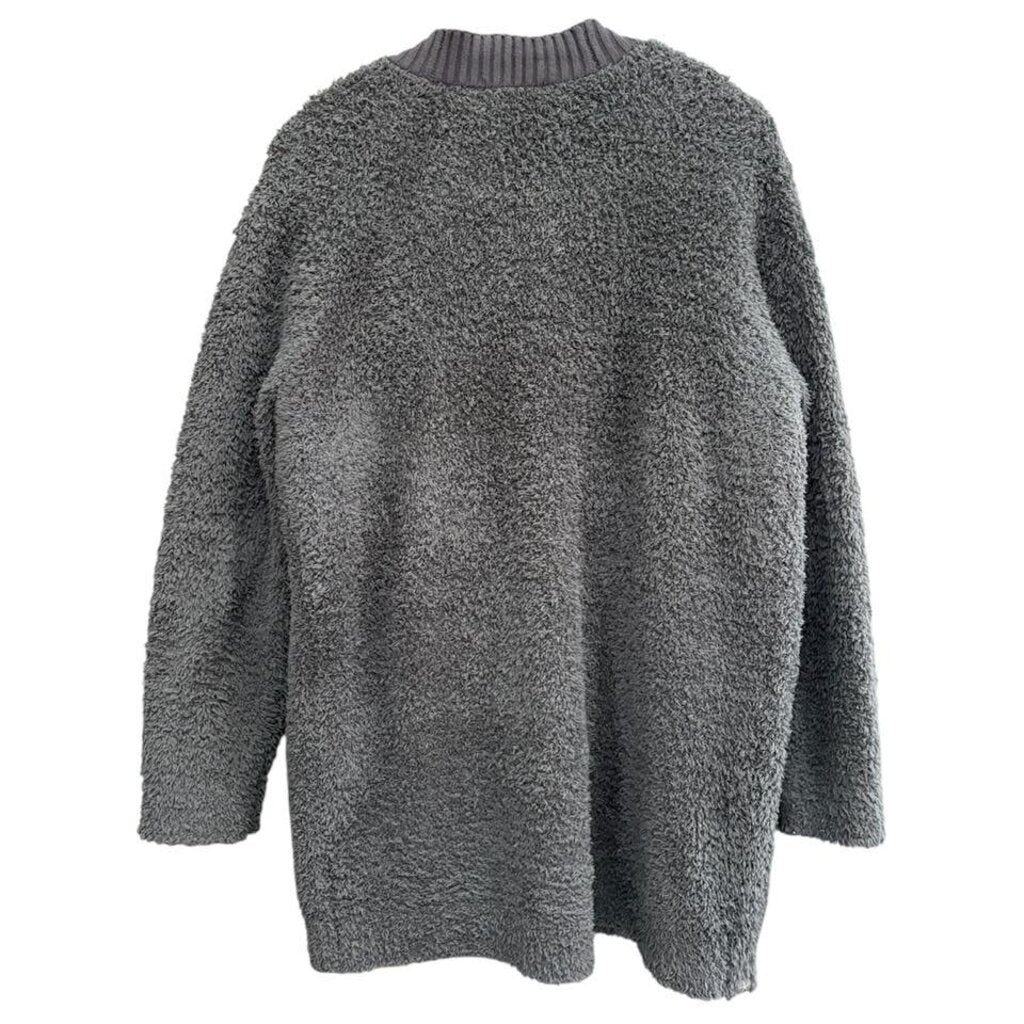 Barefoot Dreams Cozy Chic Ribbed Trim Cardigan - Size Medium