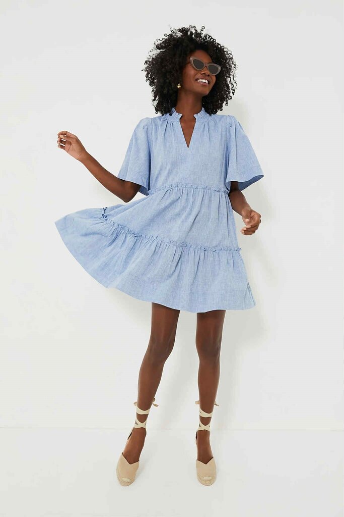 Tuckernuck Chambray Crawford Dress - Size Small