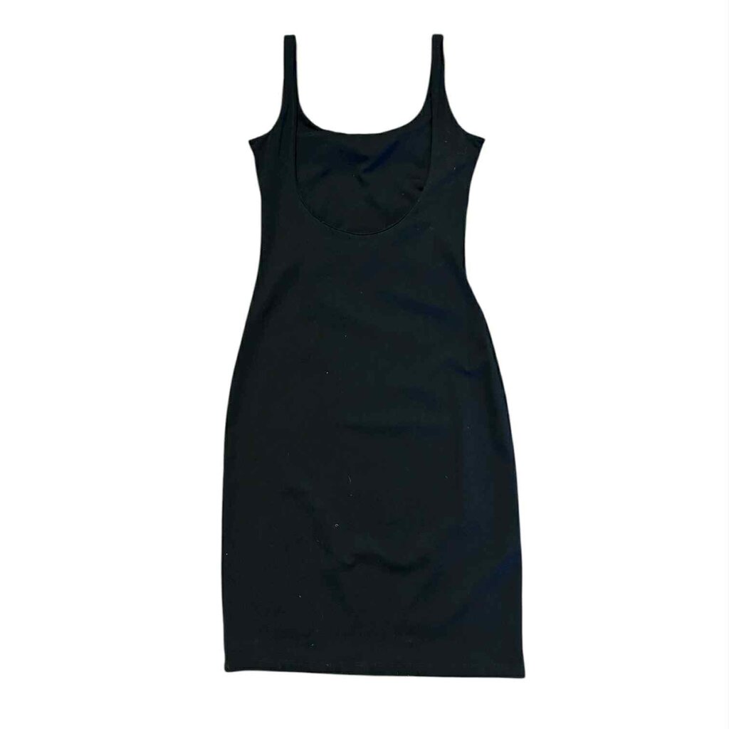 Susana Monaco Mini-Black Cocktail Open-Back Dress - Size Small