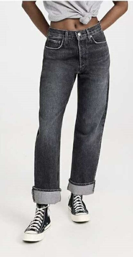 Agolde NWT Fran Low Slung Easy Straight Jeans in Ditch - Size 27