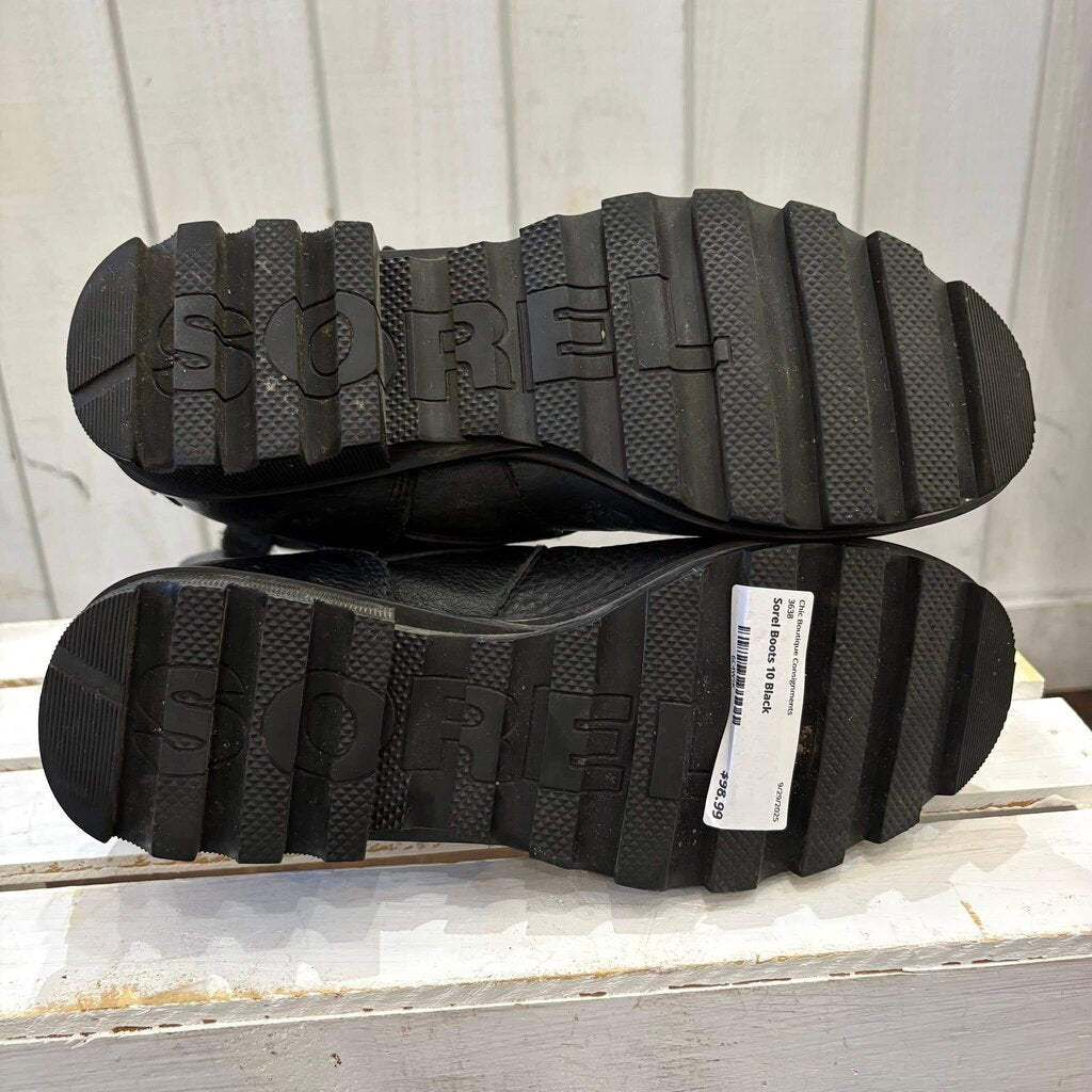 Sorel Phoenix Waterproof Moto Boots - Size 10