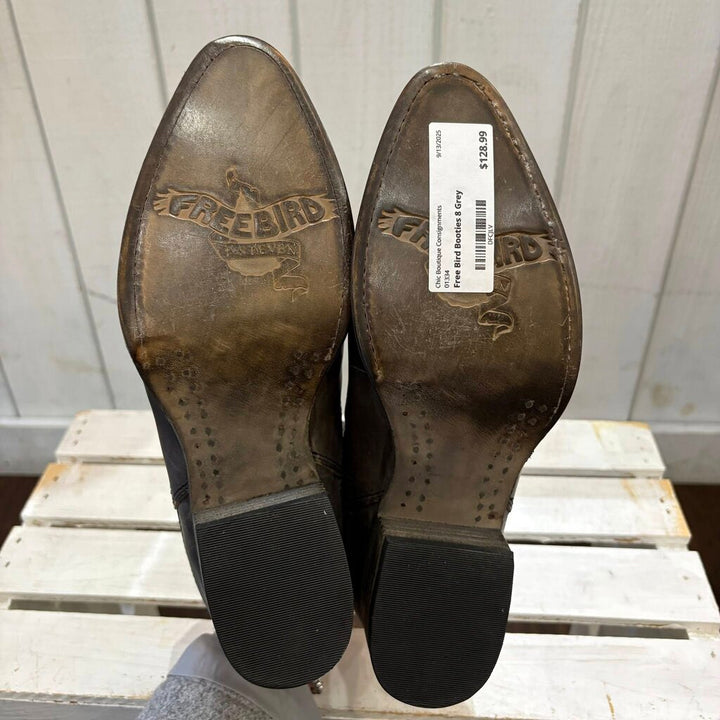 Free Bird Opal Leather Booties - Size 8