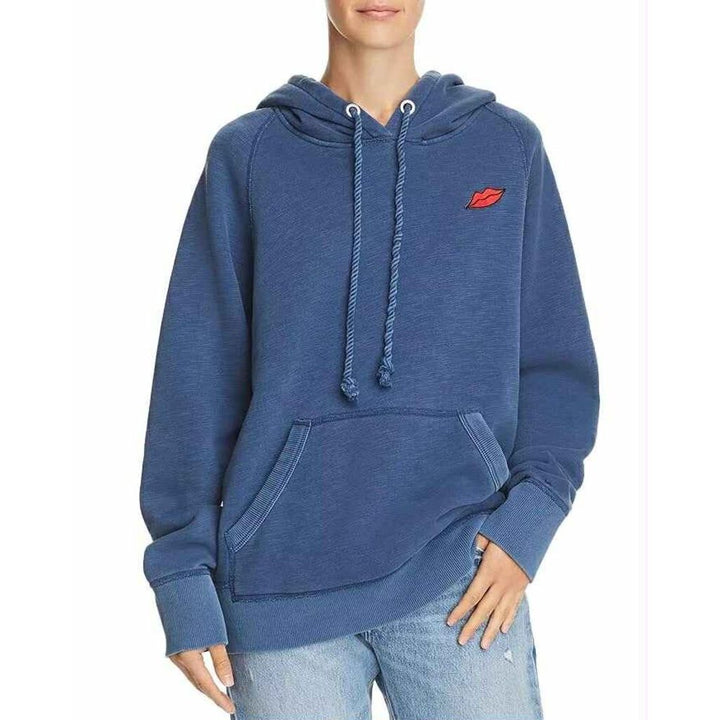 Rag & Bone Racer Lips Hooded Sweatshirt - Size XS