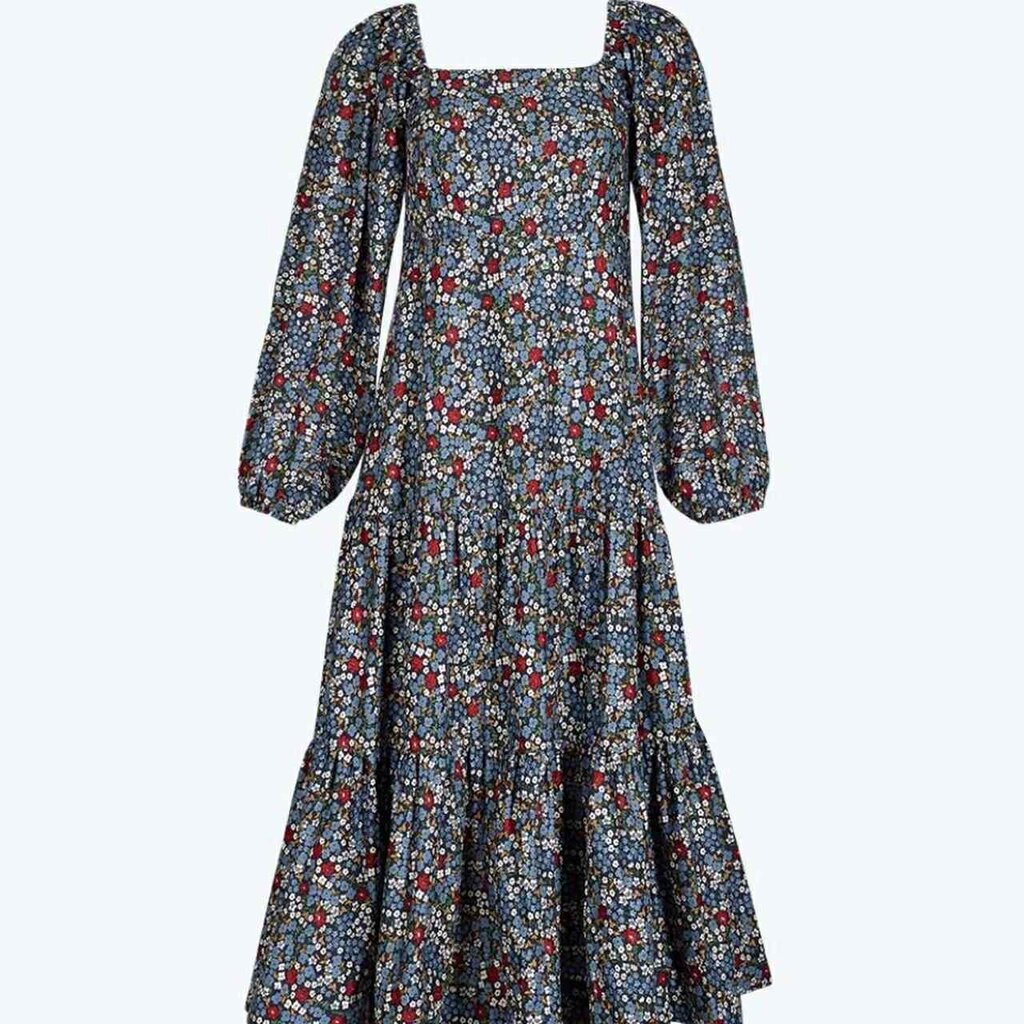 Summer Salt The Tiered Puff Sleeve Maxi Dress - Size 2XL