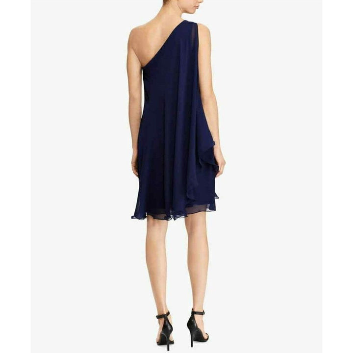 Lauren by Ralph Lauren NWT Londie One-Shoulder Dress - Size 12