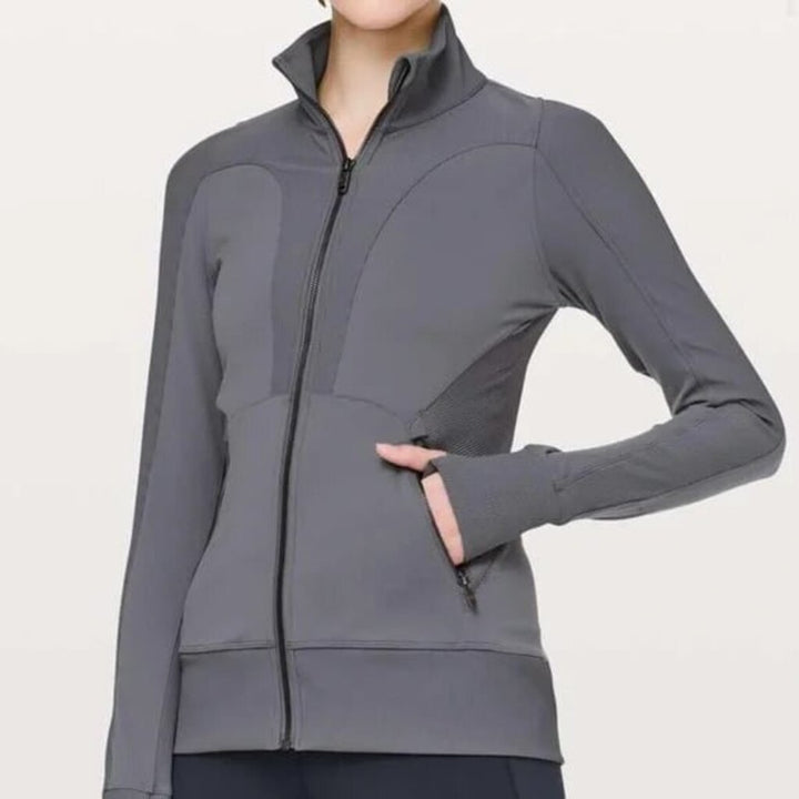 Lululemon Movement To Movement Jacket in Titanium - Size 10