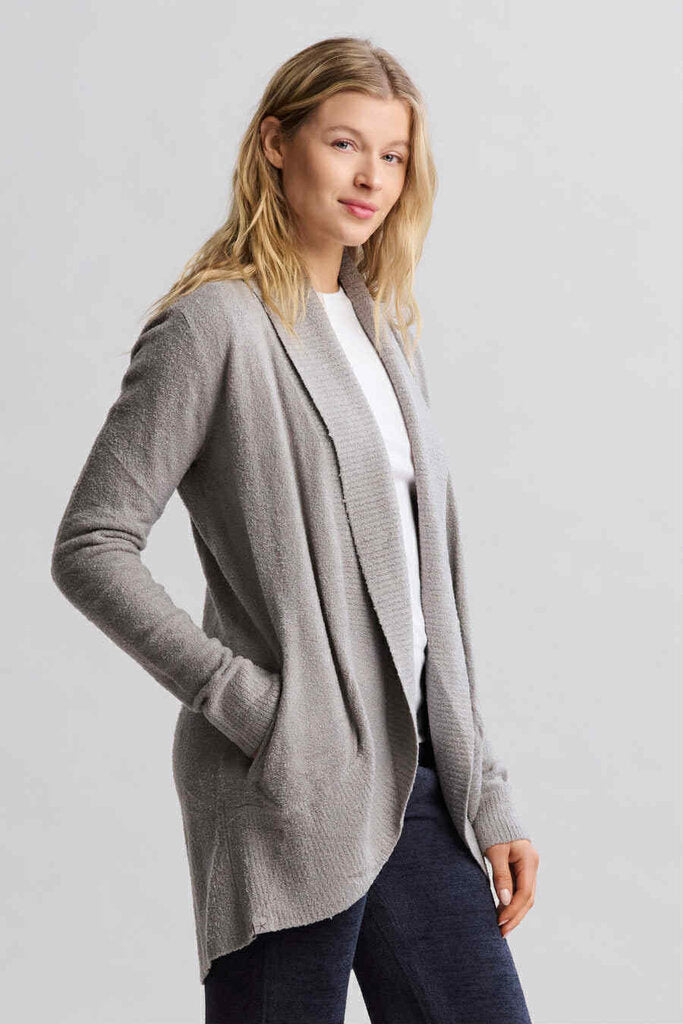 Barefoot Dreams CozyChic Lite Circle Cardigan in Dove Gray (Retails for $125) - Size XS