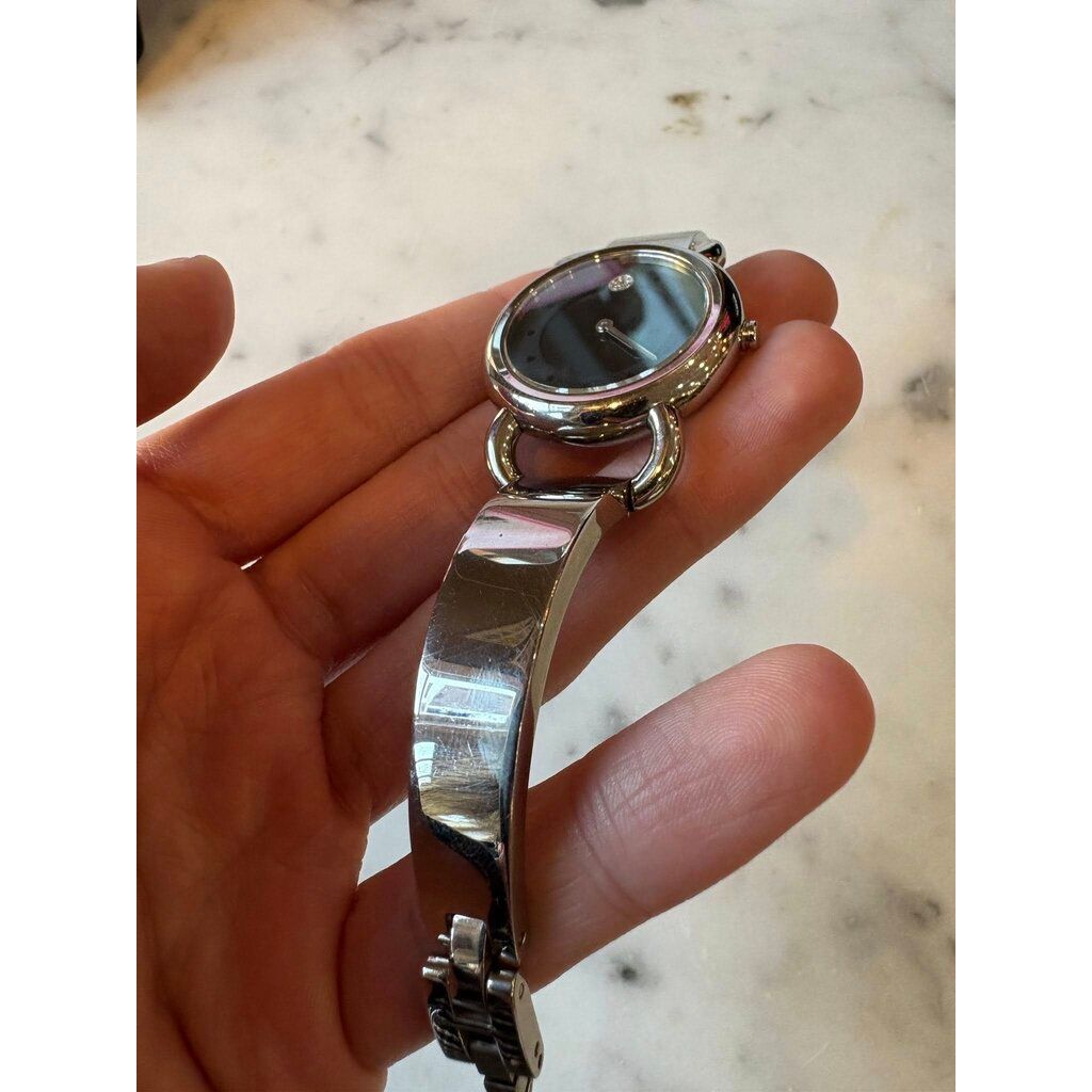 Movado Linio Diamond Accent Bangle Watch