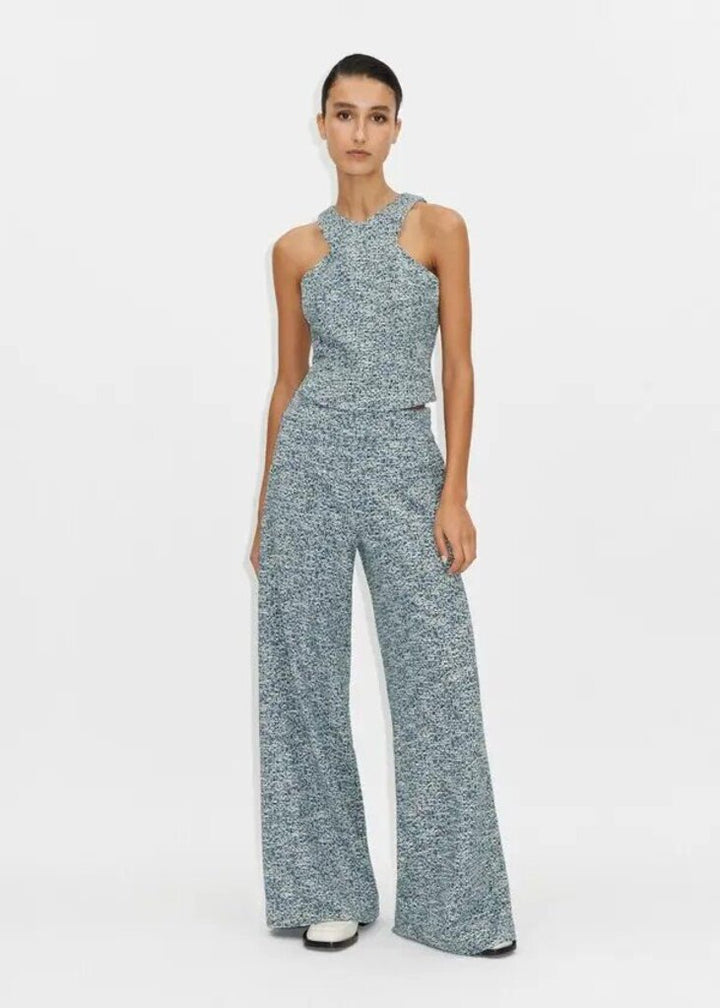 ME+EM Ponte Jacquard Cross Front Top - Size 10