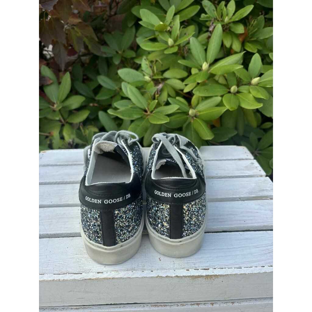 Golden Goose Deluxe Brand Hi Star Sequin Sneakers - Size 40
