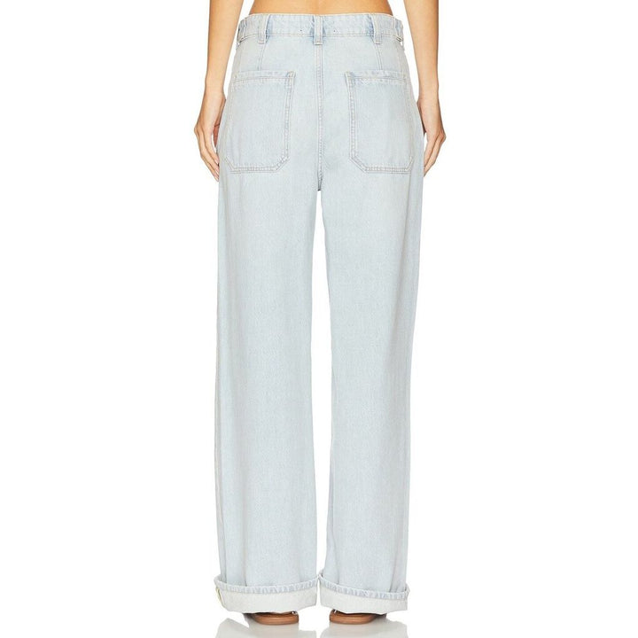 We The Free NWT Palmer Cuffed Wide Leg In Daydream Blue - Size 29