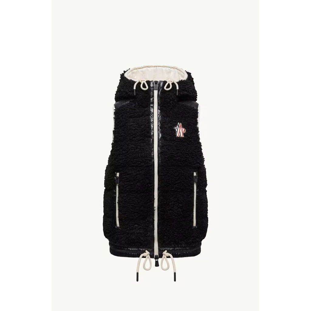 Moncler Teddy Padded Gilet Vest - Size Medium