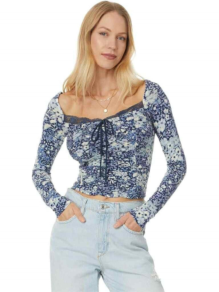 Free People NWT Layer It On Me Ruched Top - Size XL