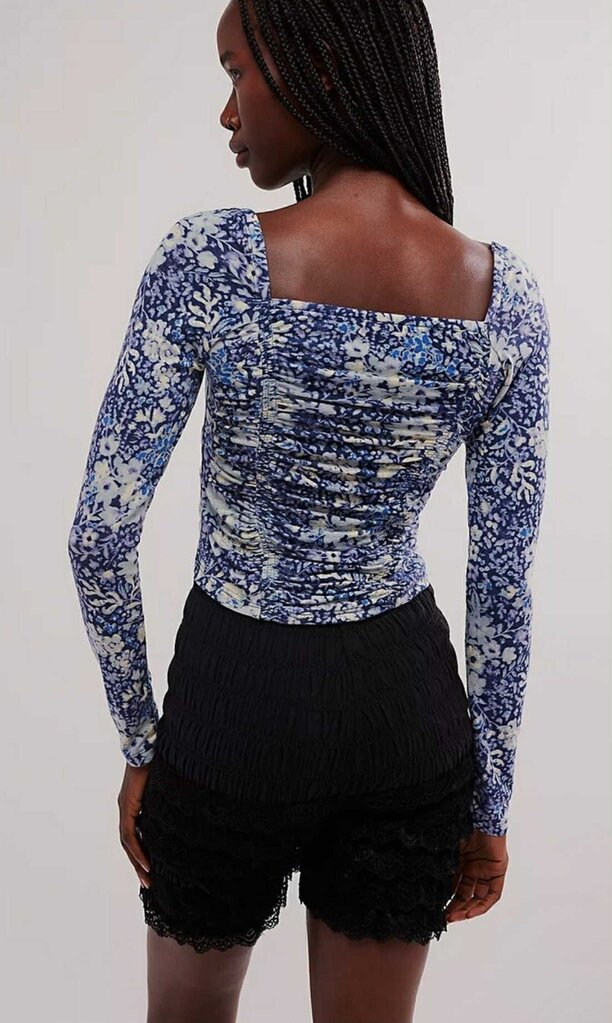 Free People NWT Layer It On Me Ruched Top - Size XL