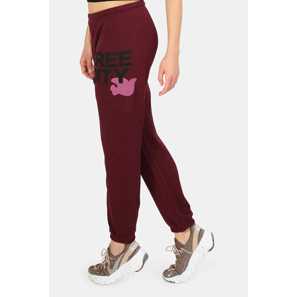 Free City Superfluff Lux OG Sweatpant in Deeplove/Cream - Size Medium
