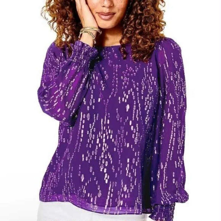 Lilly Pulitzer Idina Silk Top - Size Medium