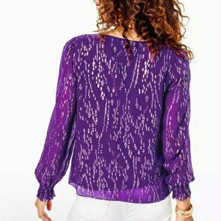Lilly Pulitzer Idina Silk Top - Size Medium