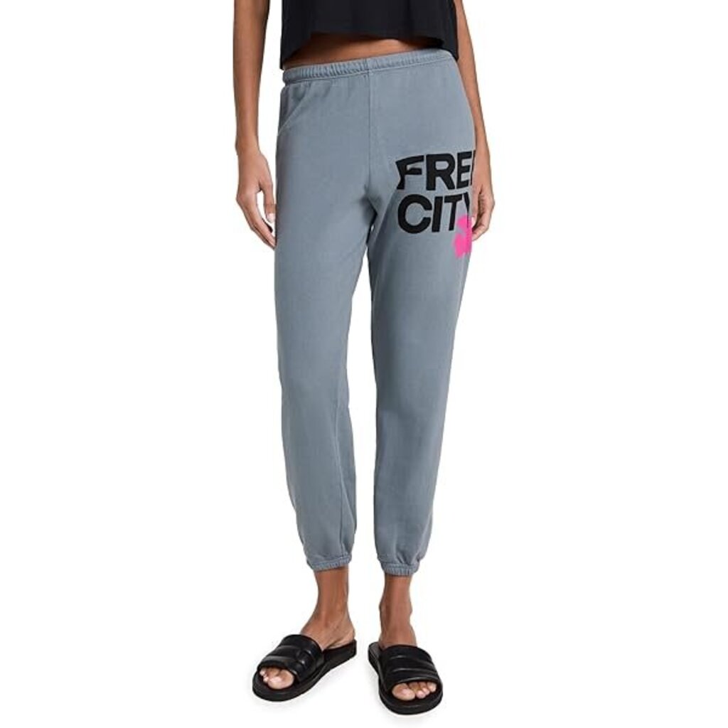 Free City Jogger Sweatpants in Gray Art - Size Medium