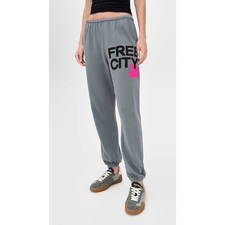 Free City Jogger Sweatpants in Gray Art - Size Medium