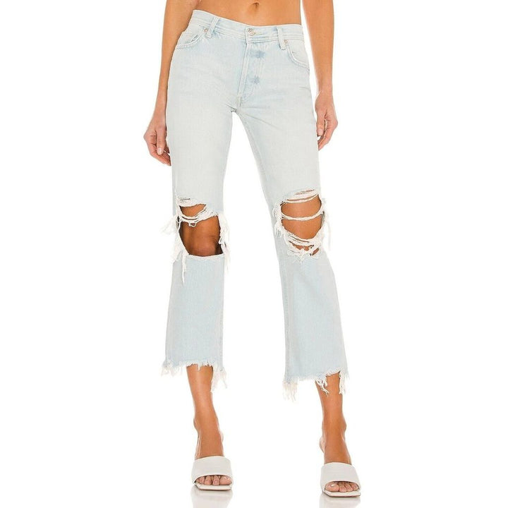 We the Free NWT Maggie Distressed Crop Jeans - Size 29