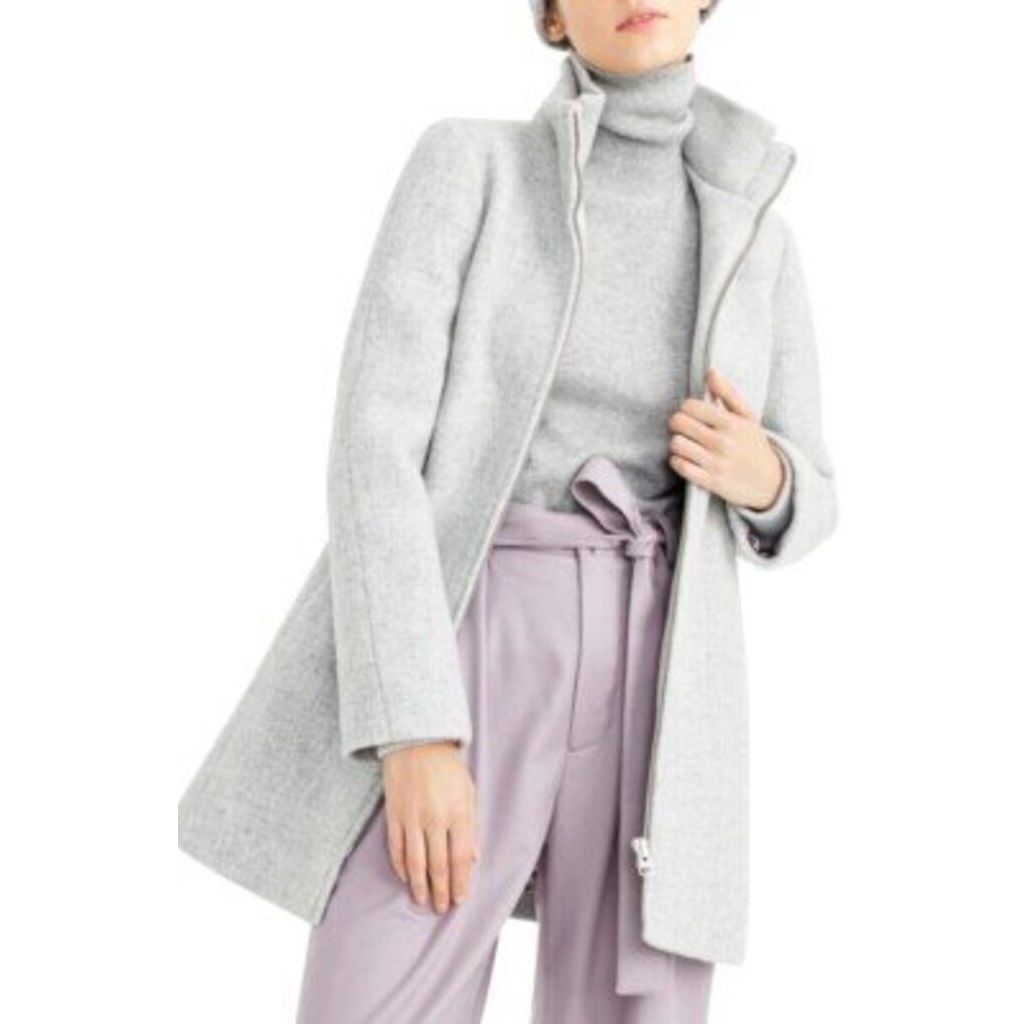 J. Crew Lodge Coat In Italian Stadium-Cloth Wool - Size 0