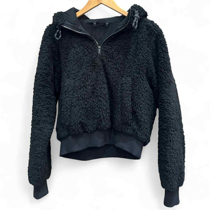 Lululemon Oh So Sherpa Half Zip in Black - Size XS/S