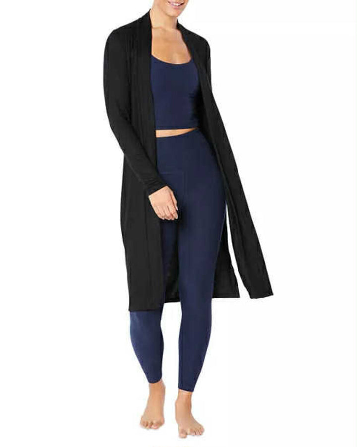 Beyond Yoga High Slit Long Duster Cardigan - Size Medium