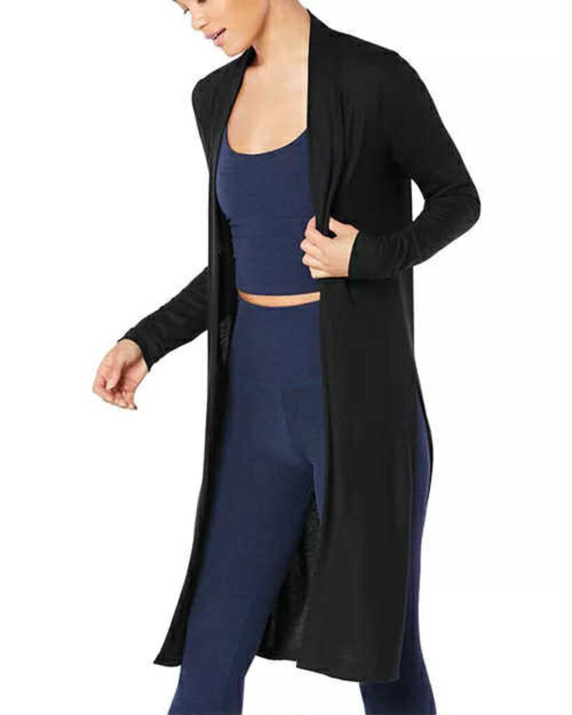 Beyond Yoga High Slit Long Duster Cardigan - Size Medium