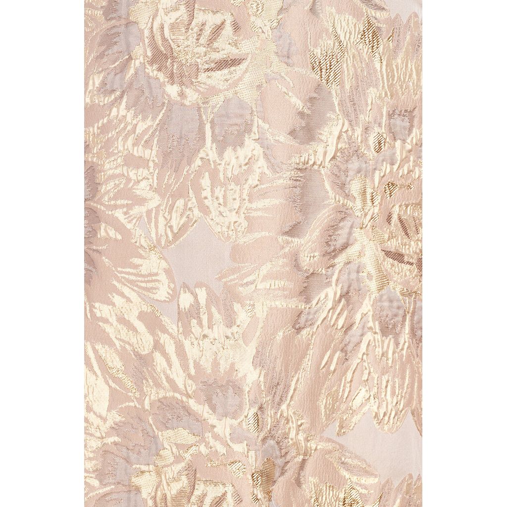 Kay Unger NWT Finleigh Metallic Floral Midi Dress - Size 2 (Retails for $388)