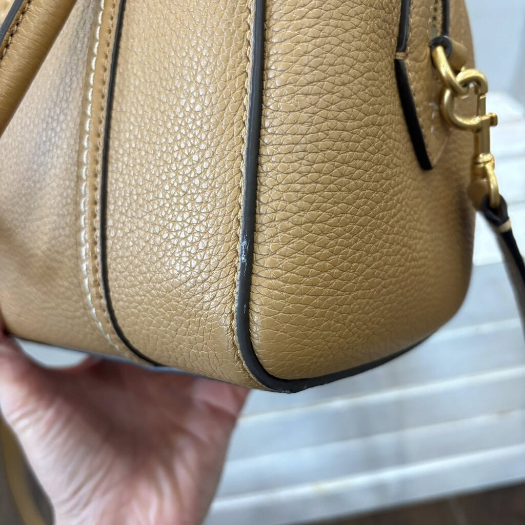 Tory Burch Thea Pebble Leather Small Satchel