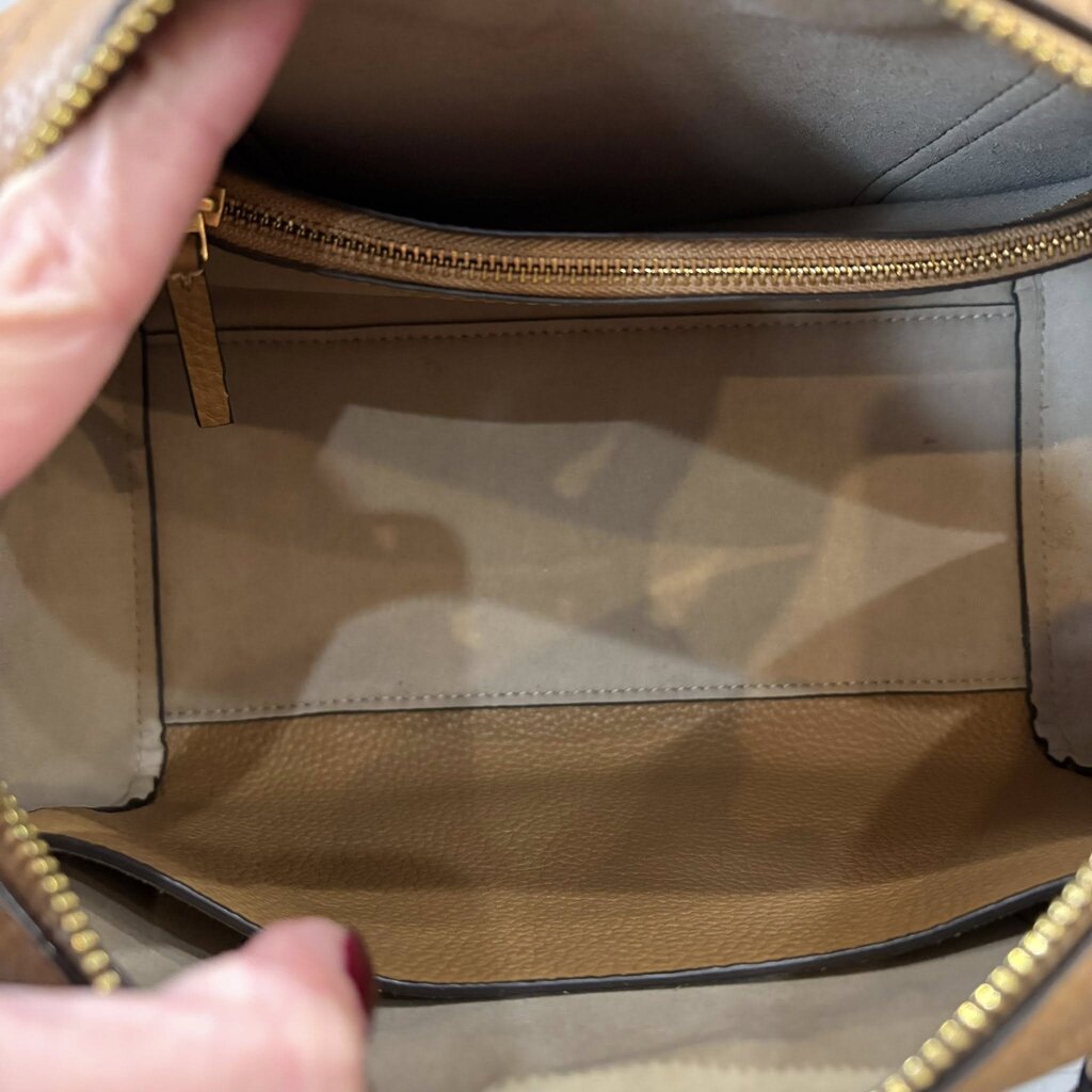 Tory Burch Thea Pebble Leather Small Satchel