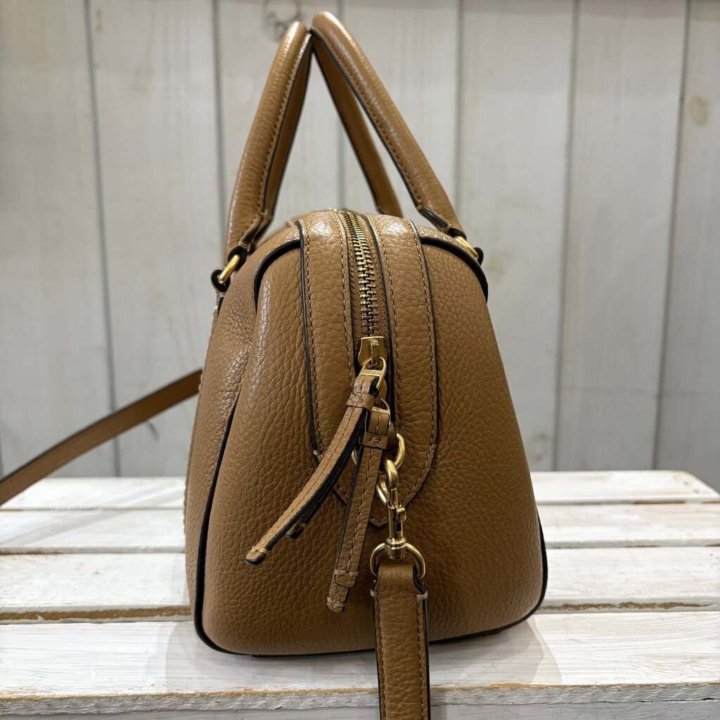 Tory Burch Thea Pebble Leather Small Satchel